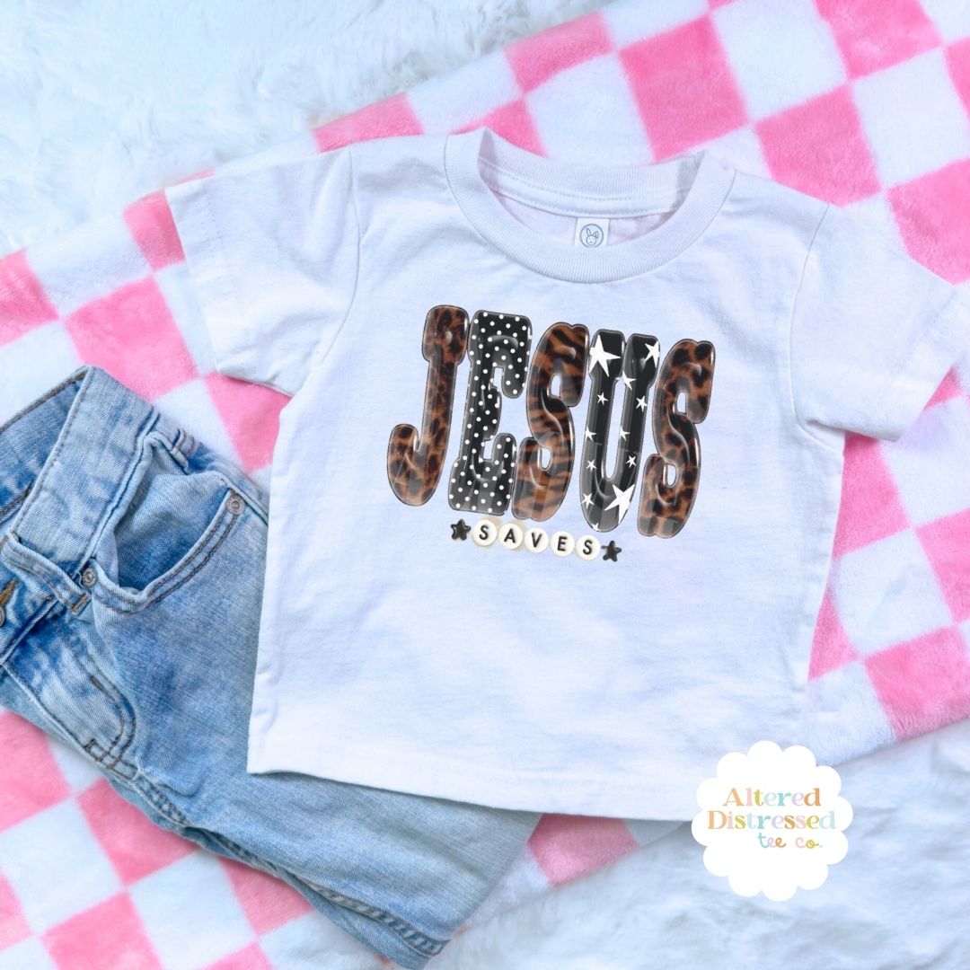 Jesus Saves Patterned