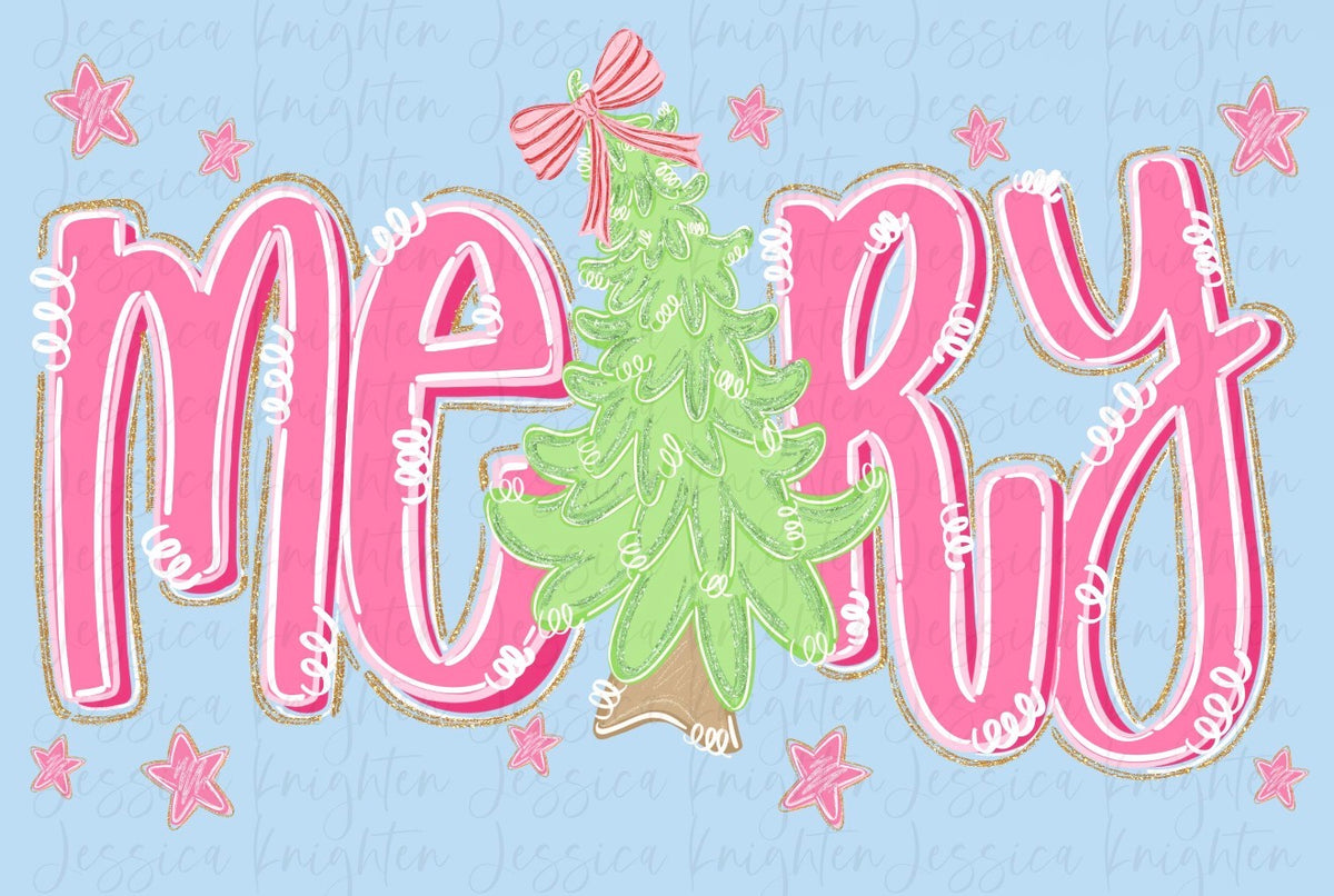 Pink Merry with Tree