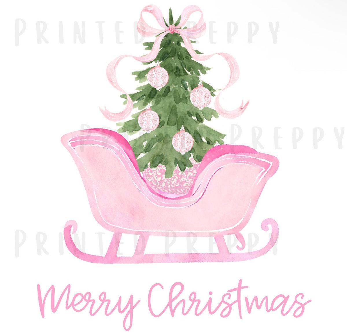 Christmas Tree Sleigh