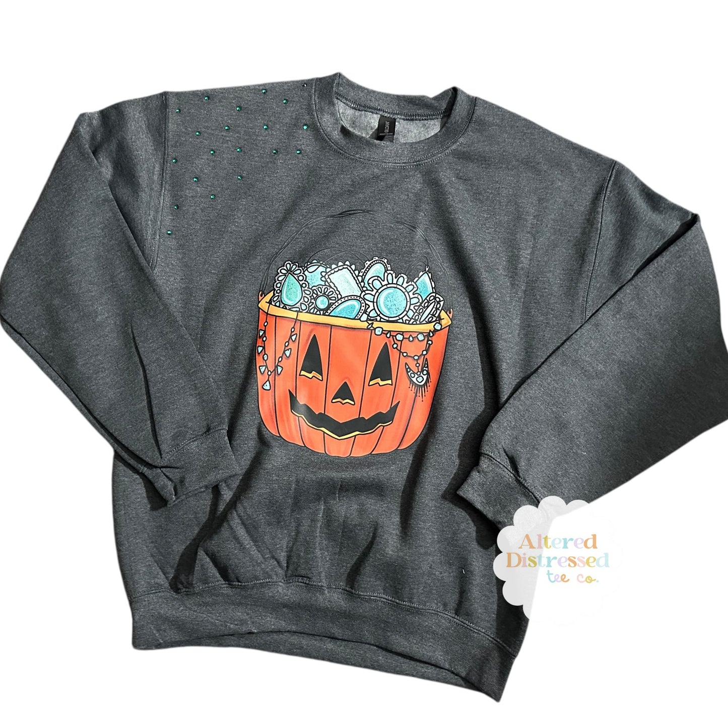Turquoise gem pumpkin