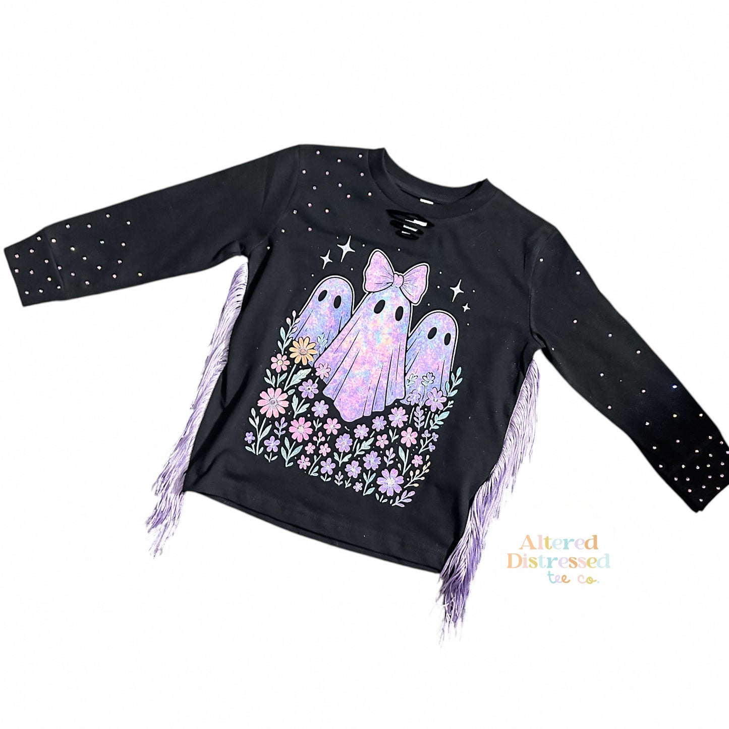 Floral purple ghosts