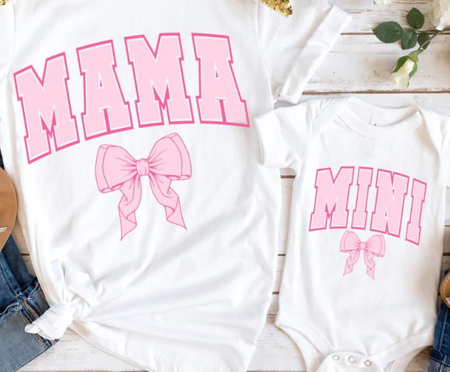 Pink Bow Mama/Mini