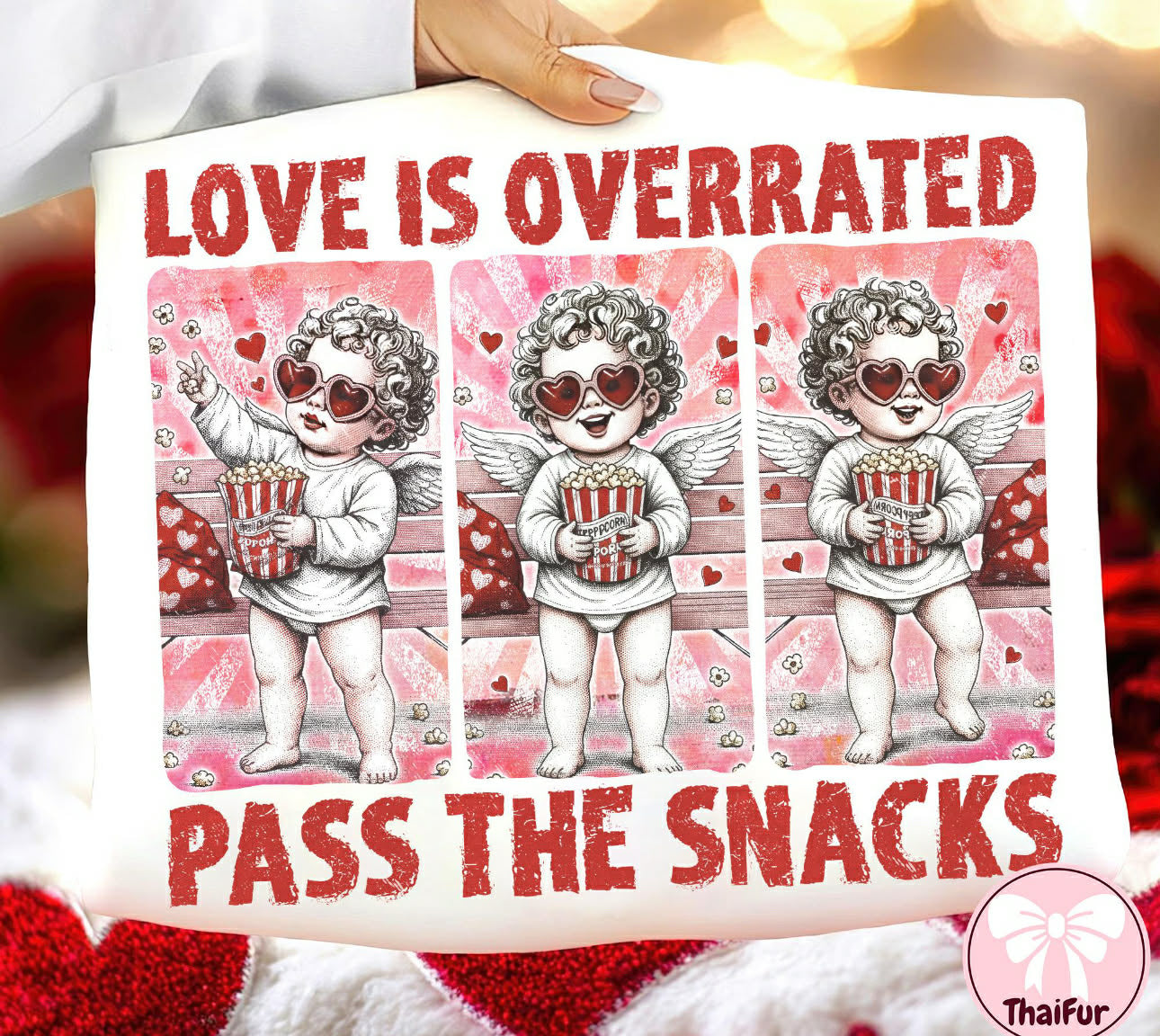 Love is Overrated Angel Popcorn
