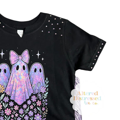 Floral purple ghosts