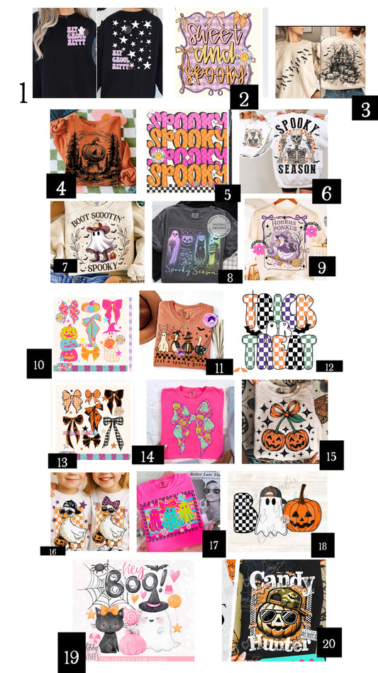 Halloween Rep Order