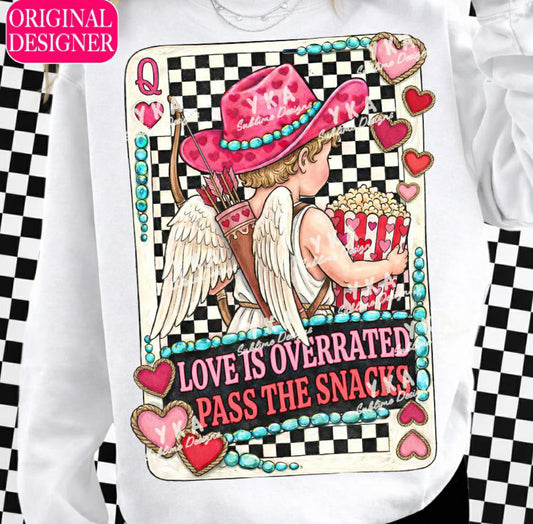 Love is Overrated Angel Card