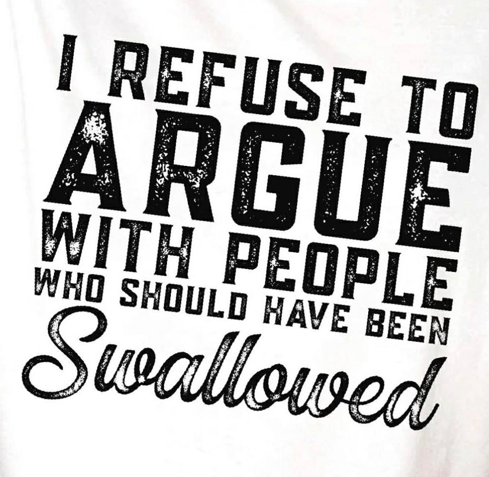 Should have been swallowed