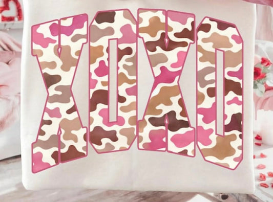 Pink Camo XOXO