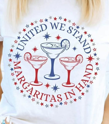 Margaritas in hand