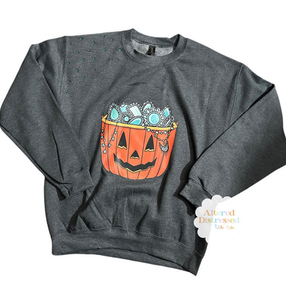 Turquoise gem pumpkin