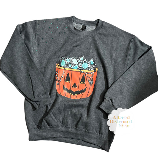Turquoise gem pumpkin