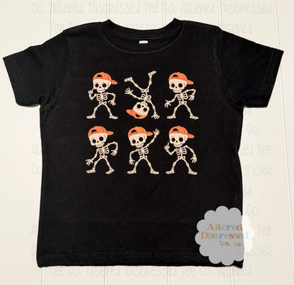 6 dancing skeletons