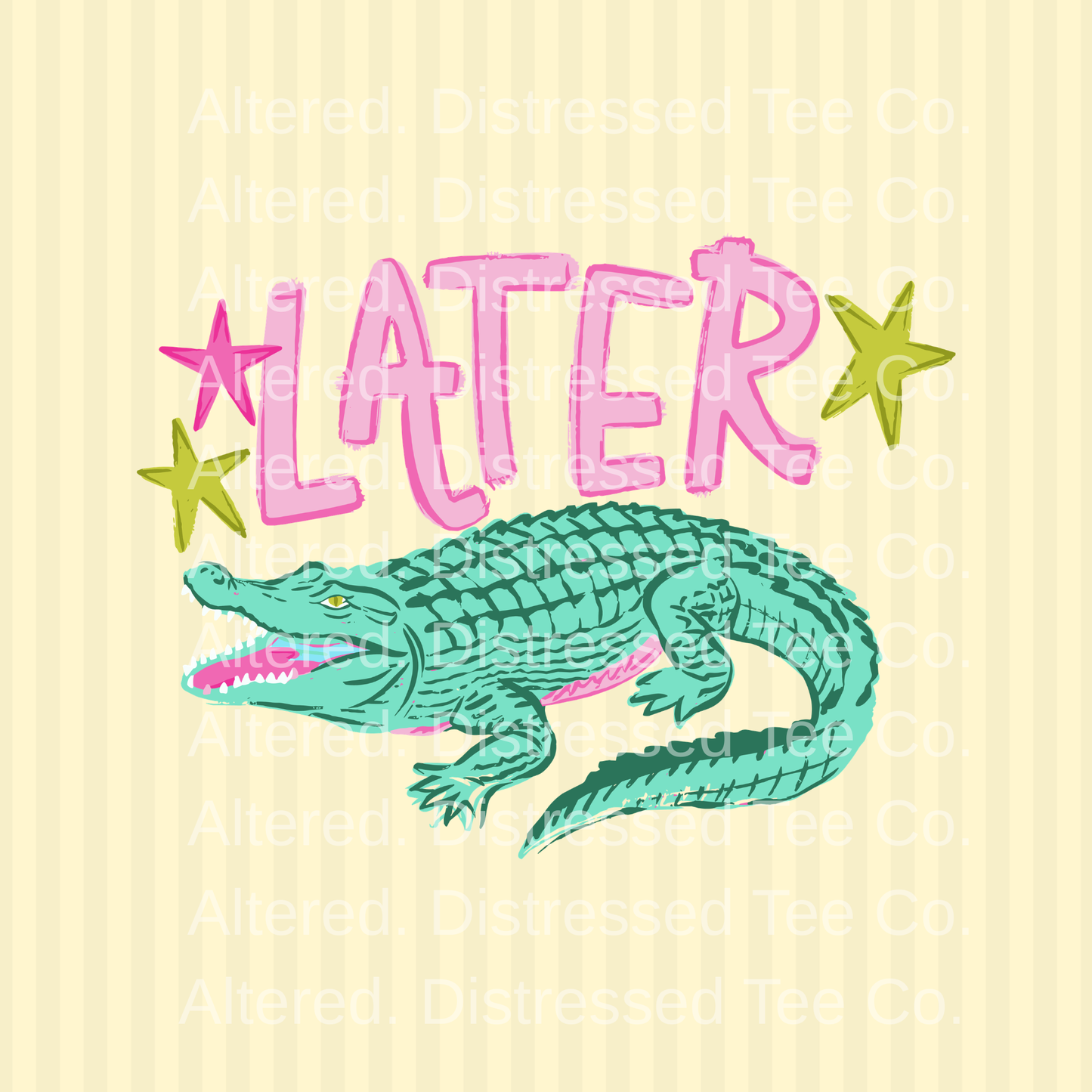 Later Alligator Pink
