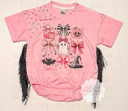 Halloween pink collage