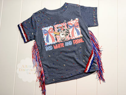 Red white and feral with bows