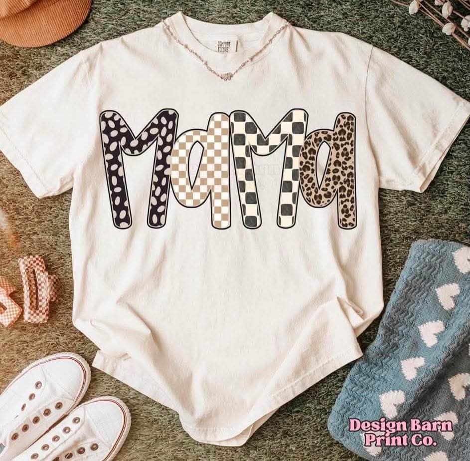 Black/tan mama