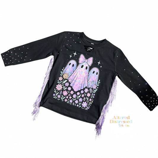 Floral purple ghosts