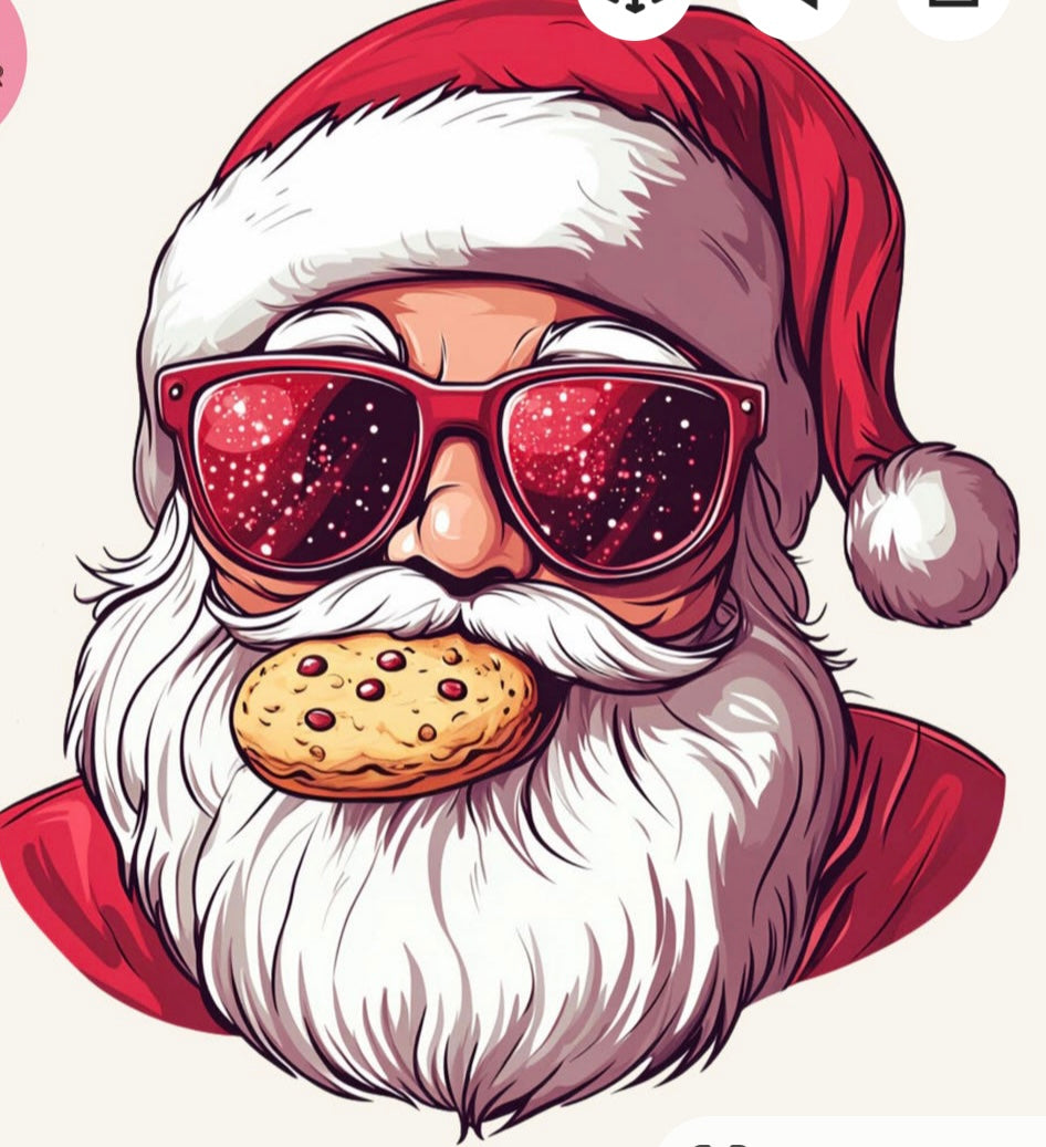 Santa with Cookie