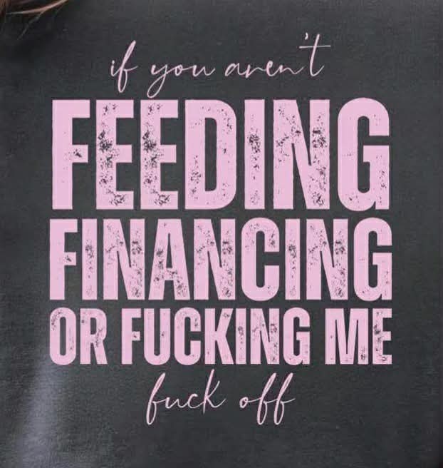 If you aren’t feeding …
