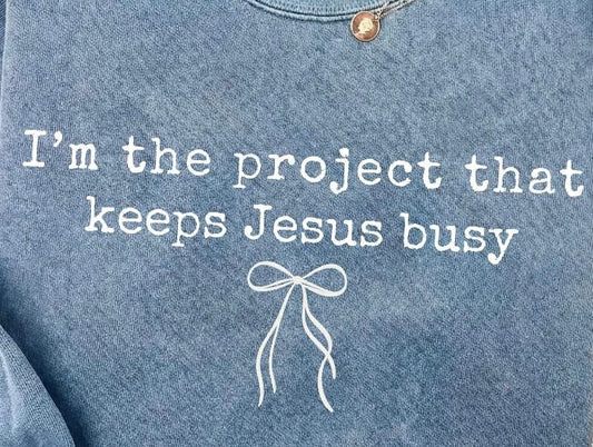 I'm the Project that keeps Jesus busy