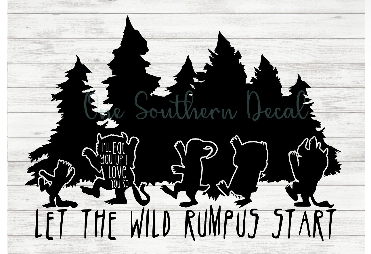 Let the wild rumpus start