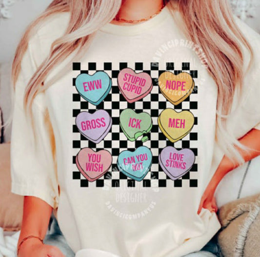 Anti vday colorful conversation hearts