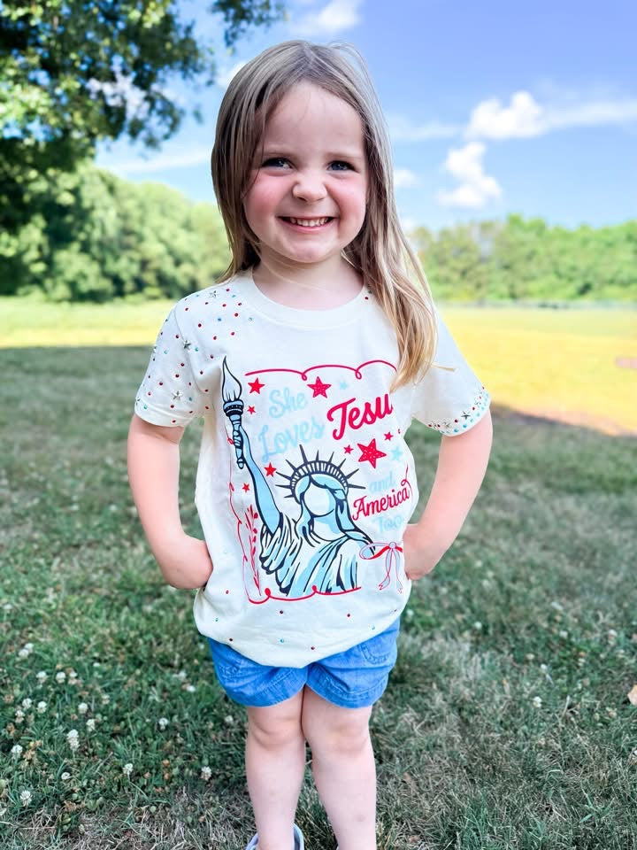 She loves Jesus and America too