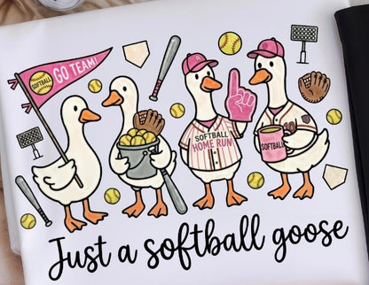 Just a softball goose