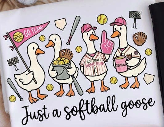 Just a softball goose