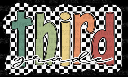 Checkered third grade