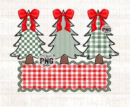 Tree Name with Bows