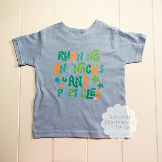 Running on Snacks and Popsicles - green