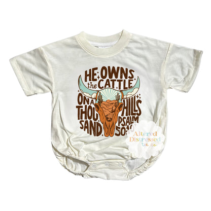 He Owns the Cattle Blue