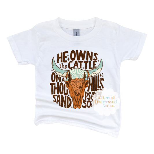 He Owns the Cattle Blue