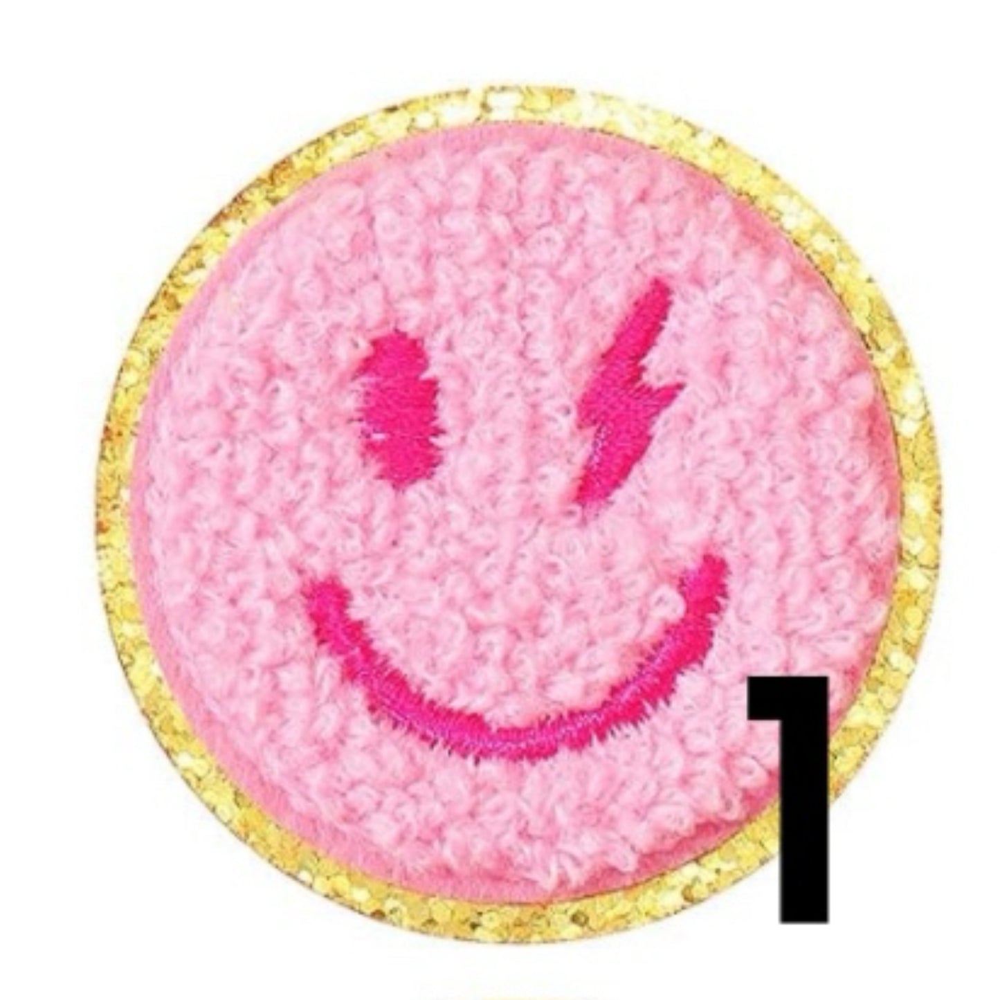 Neon Smiley Patches (6 options)