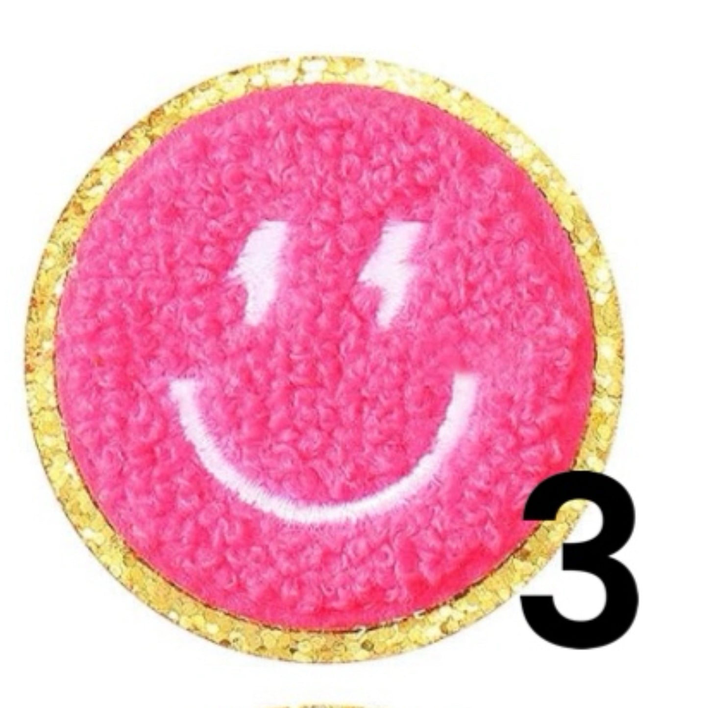 Neon Smiley Patches (6 options)