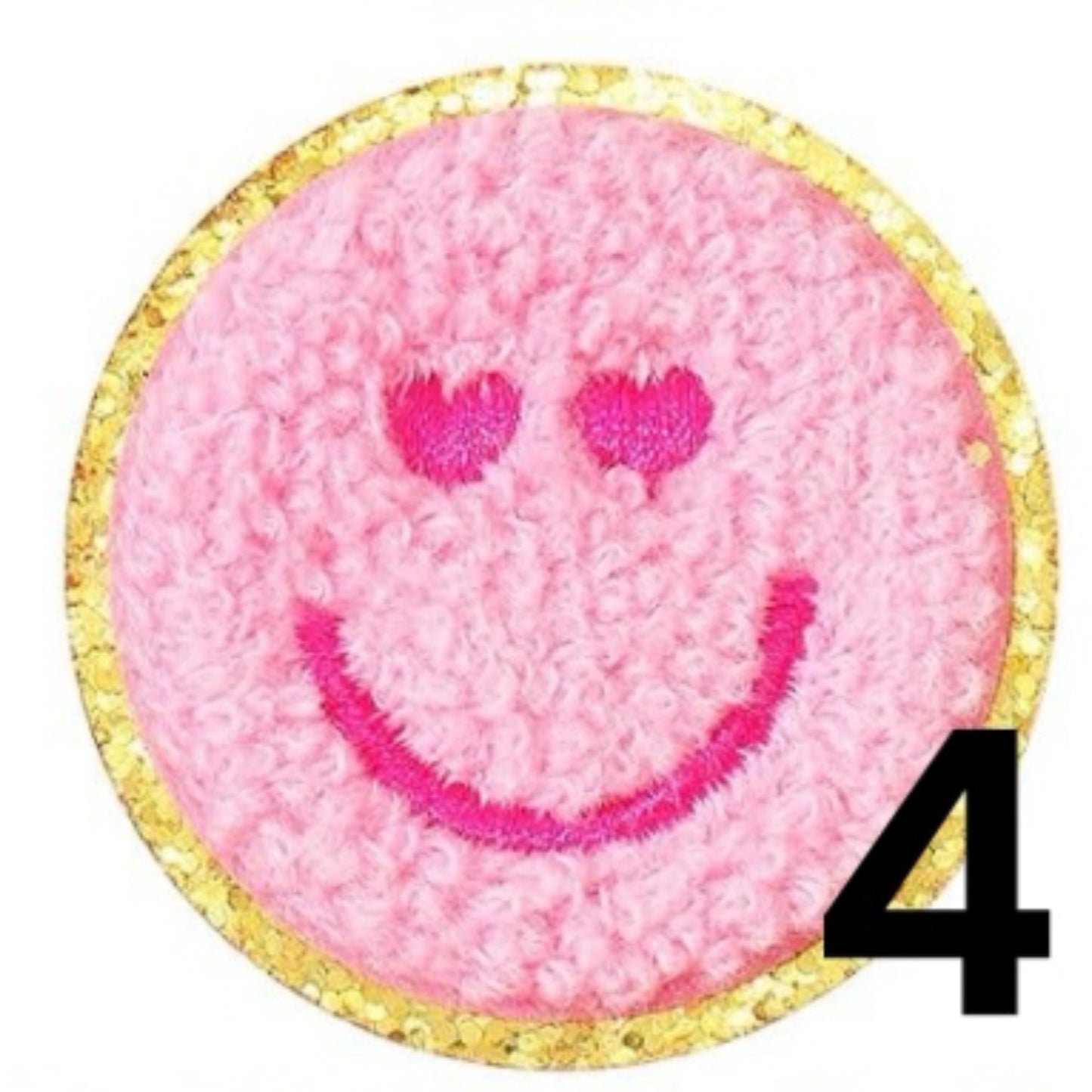 Neon Smiley Patches (6 options)