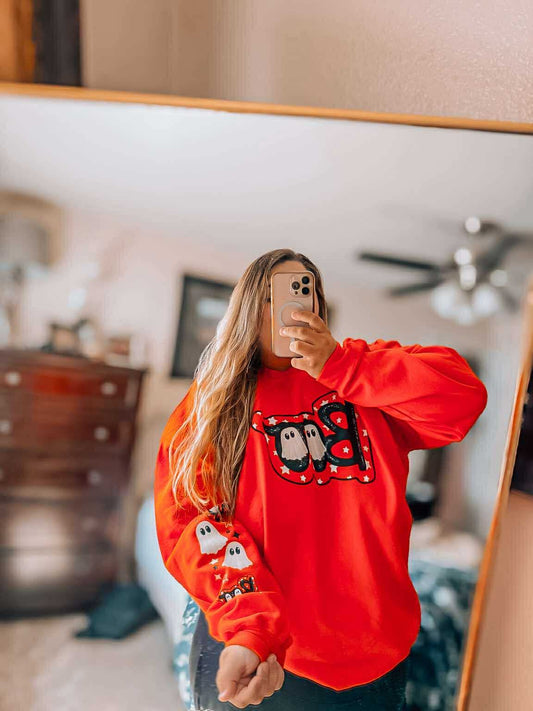 Boo (this only works on long sleeve options)