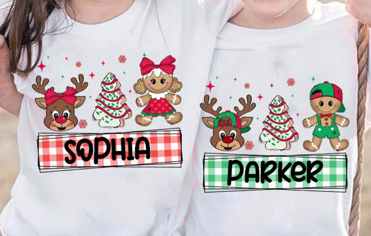 Christmas Name Tee