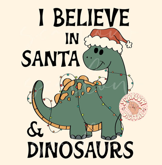 Santa and Dinos