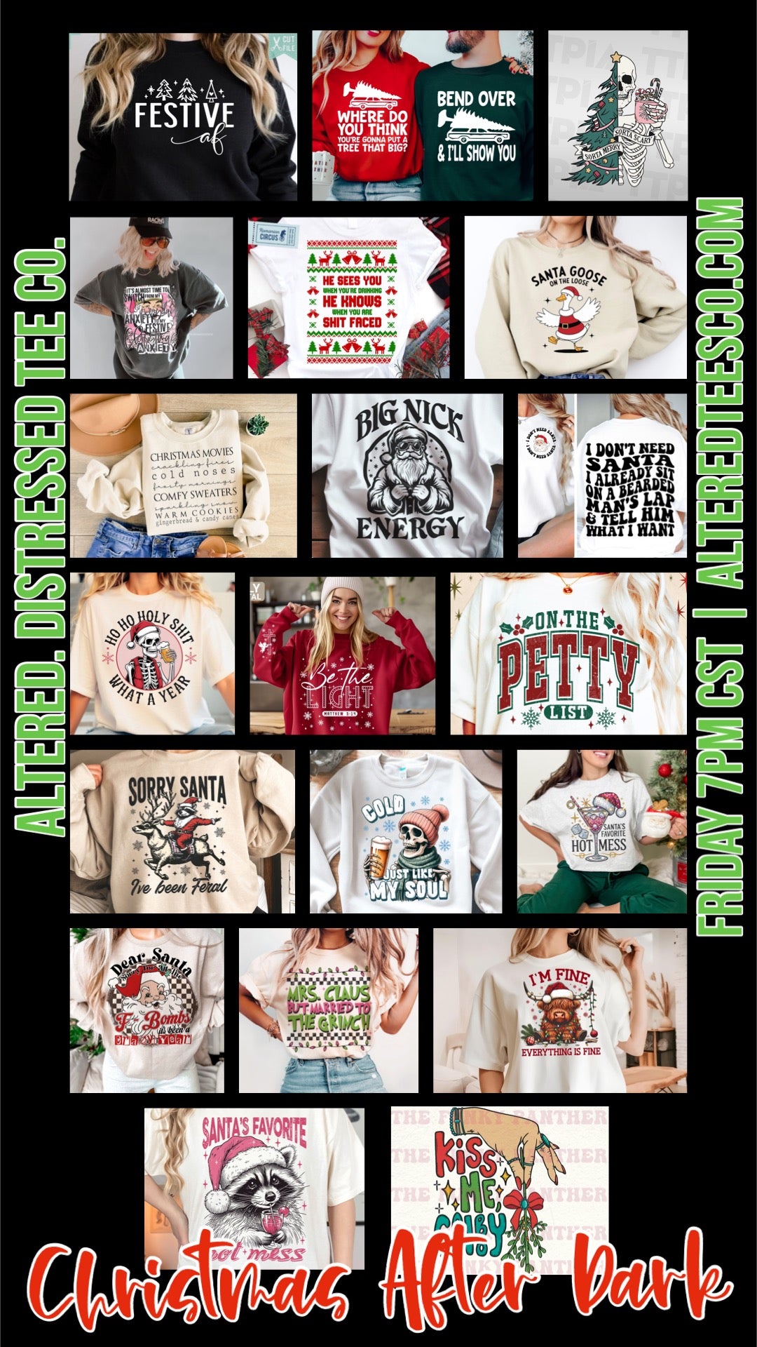 BUNDLE After Dark Mystery Christmas Tees