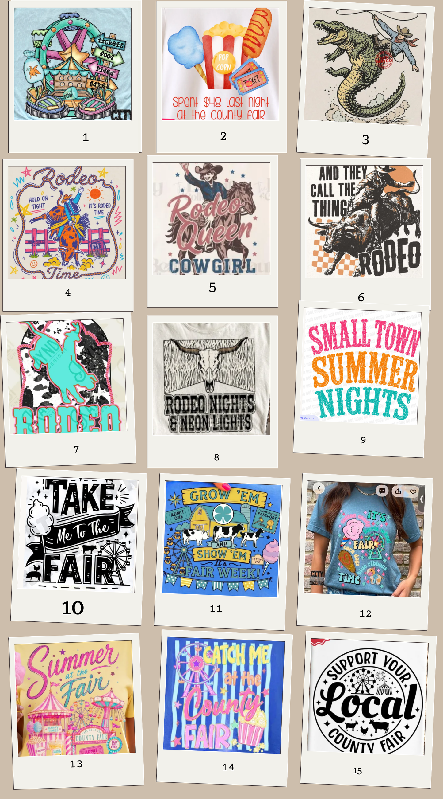 Rep Order - Fair, Carnival, Rodeo