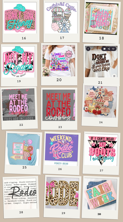 Rep Order - Fair, Carnival, Rodeo