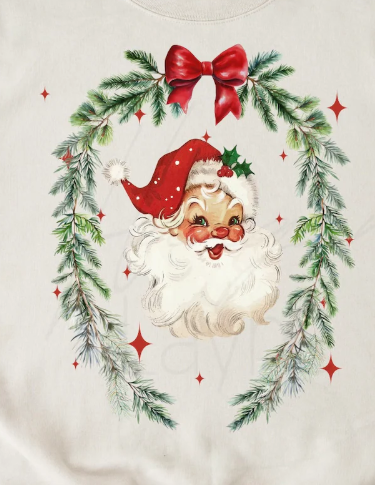 Santa Wreath