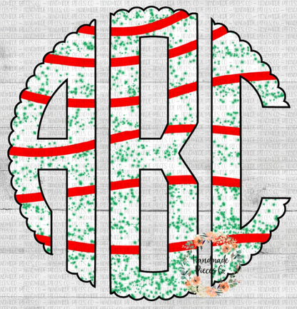 Tree Cake Monogram