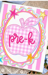 Pink Apple Grade (pre-k through 4th grade)