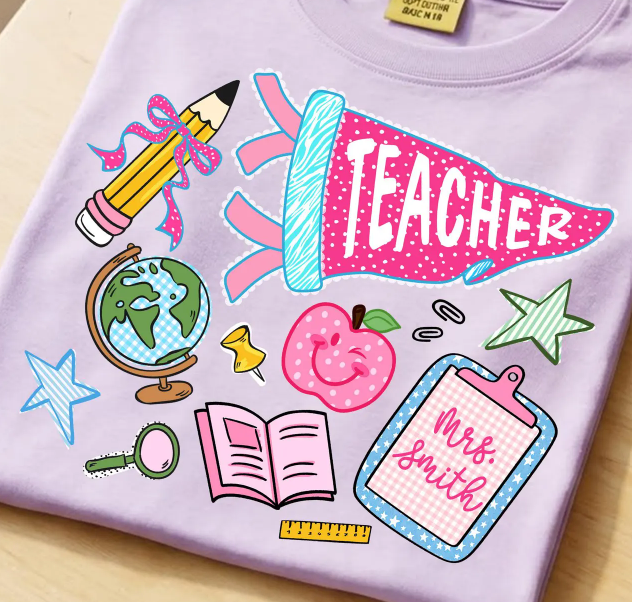 Cutesy Teacher Collage