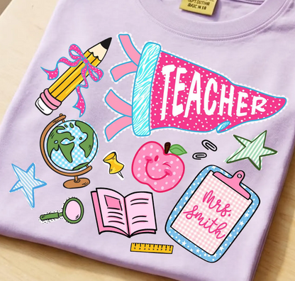 Cutesy Teacher Collage