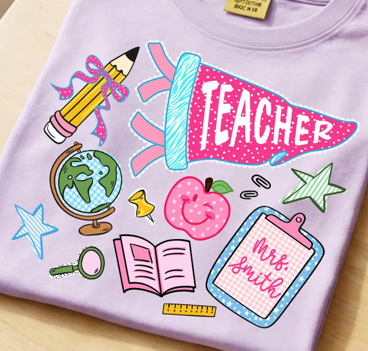 Cutesy Teacher Collage