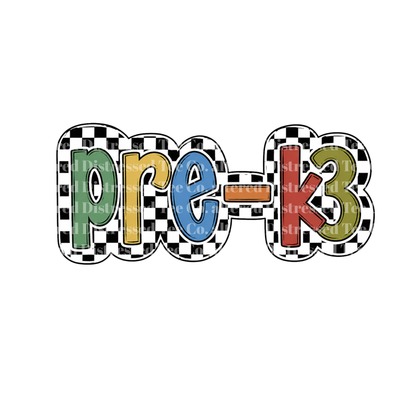 Checkered Pre-K3